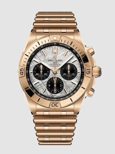 Breitling Chronomat B01 42 Erling Haaland Red Gold Replica Watch RB01347A1F1R1